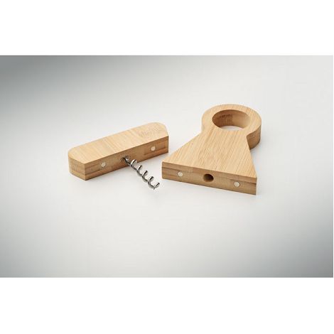  Support décapsuleur en bambou