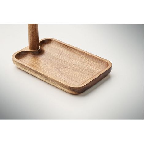  Vide poches en bois d'acacia
