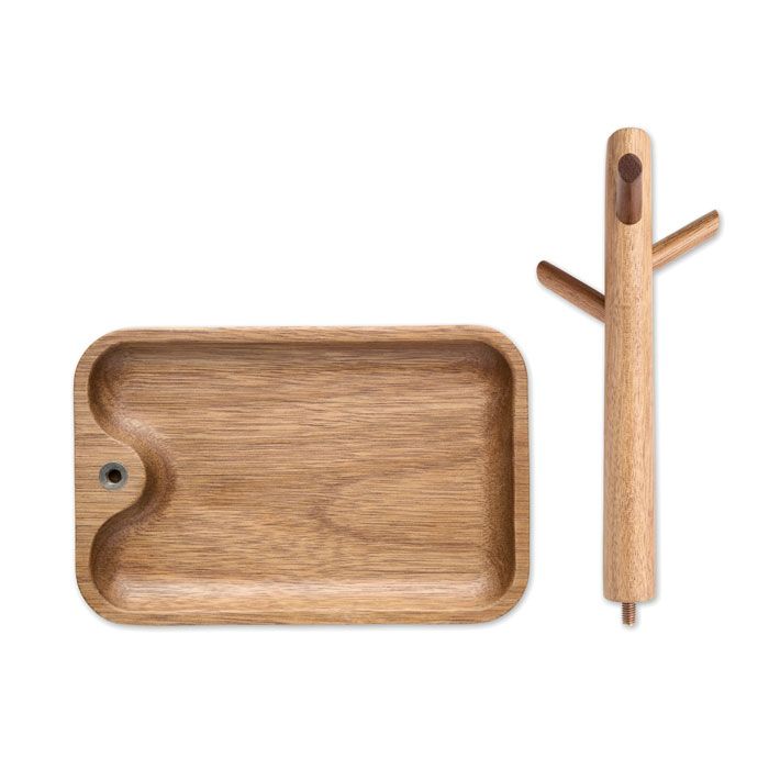  Vide poches en bois d'acacia