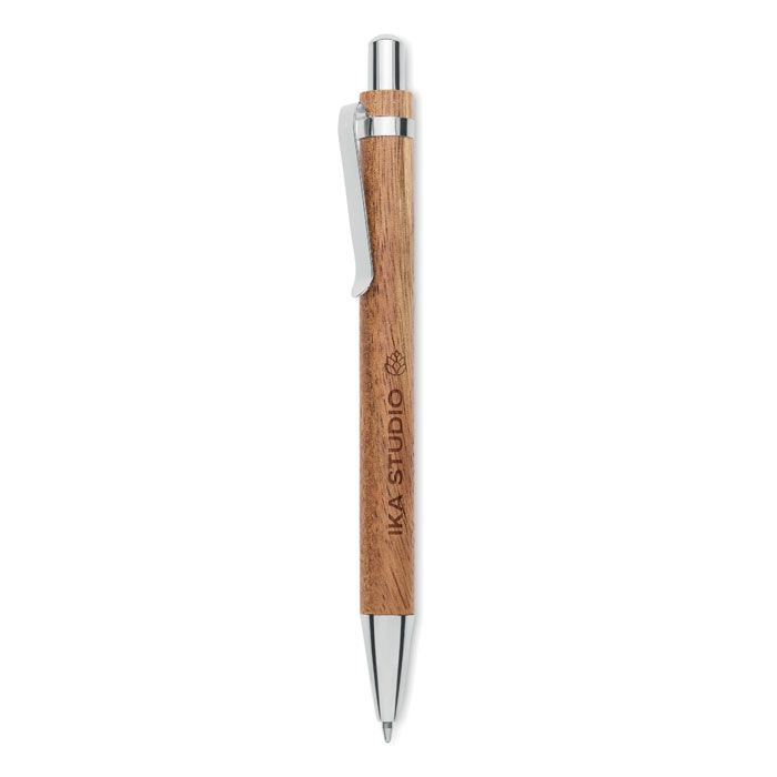  Stylo à bille en bois d'acacia