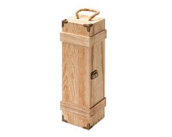 Coffret à vin en paulownia