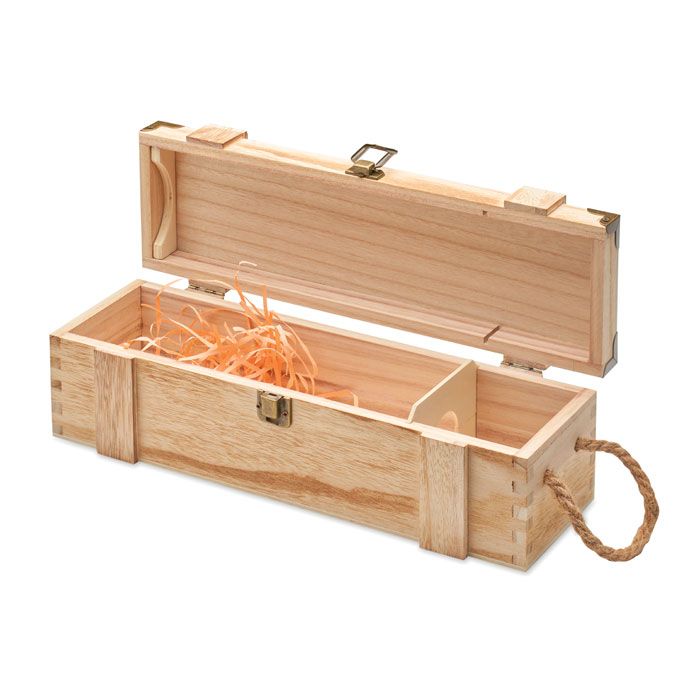  Coffret à vin en paulownia