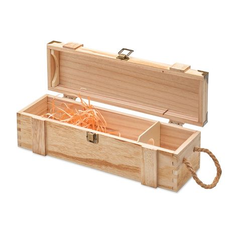  Coffret à vin en paulownia