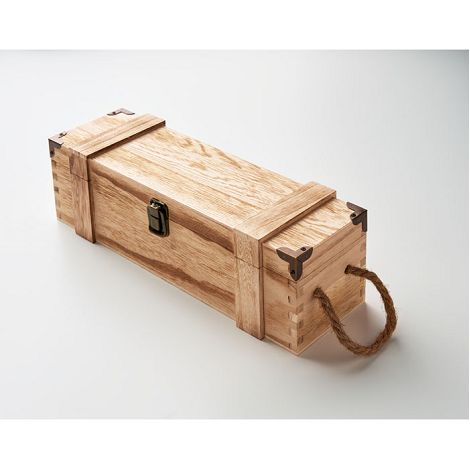 Coffret à vin en paulownia