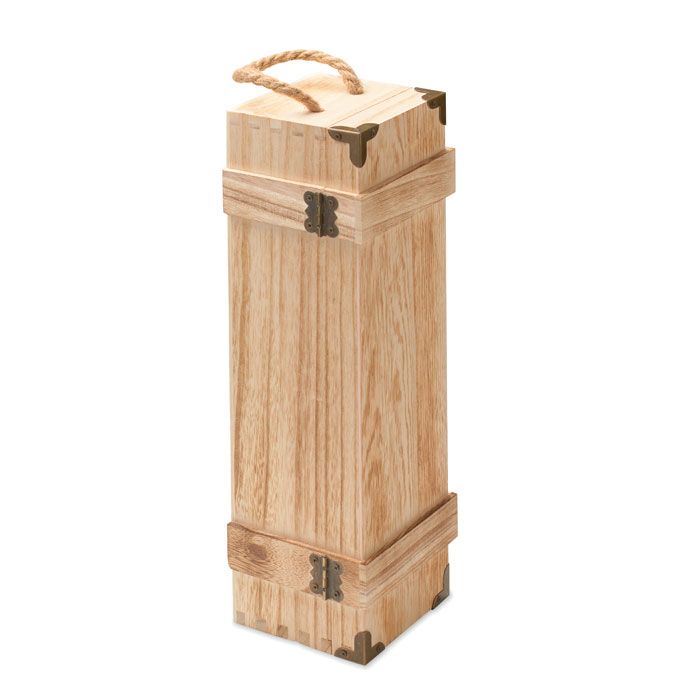  Coffret à vin en paulownia