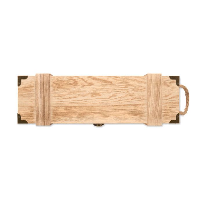  Coffret à vin en paulownia