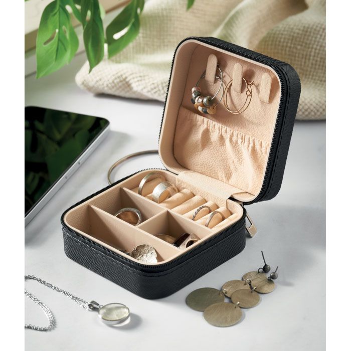  Boîte à bijoux de voyage en PU