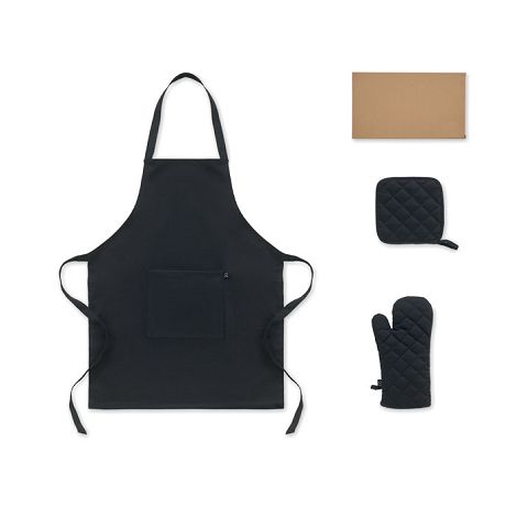  Set de cuisine en coton recyclé