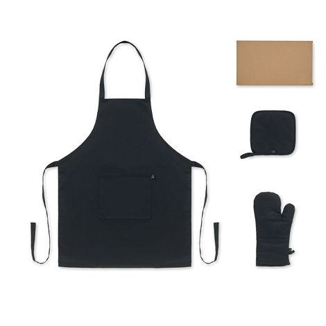  Set de cuisine en coton recyclé