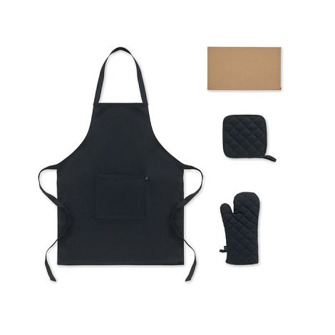  Set de cuisine en coton recyclé