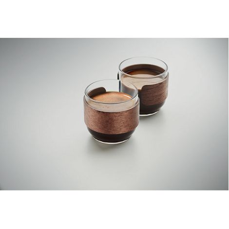  Set à café poignée en noyer