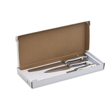  Set de couteaux en acier inox