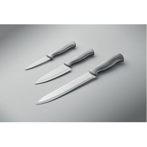  Set de couteaux en acier inox