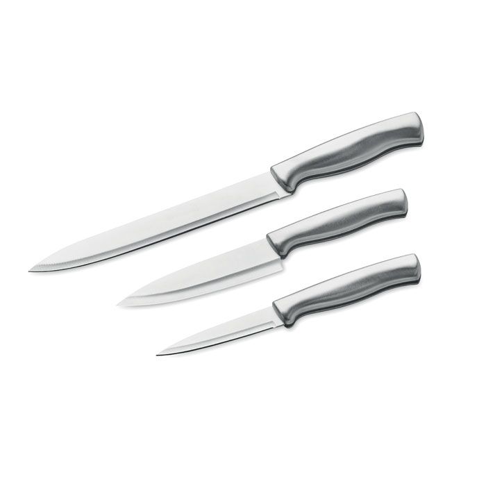  Set de couteaux en acier inox