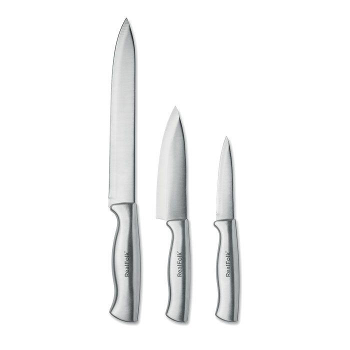  Set de couteaux en acier inox