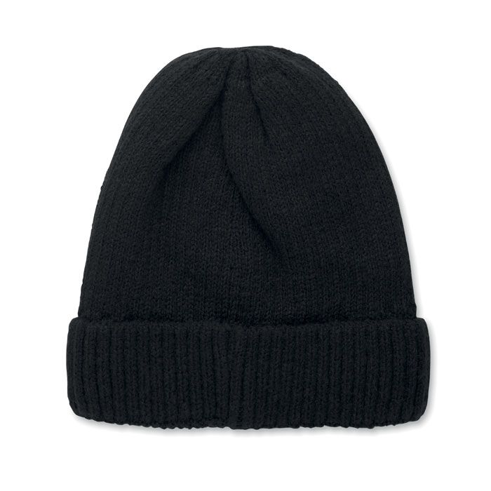  Bonnet tricoté avec revers