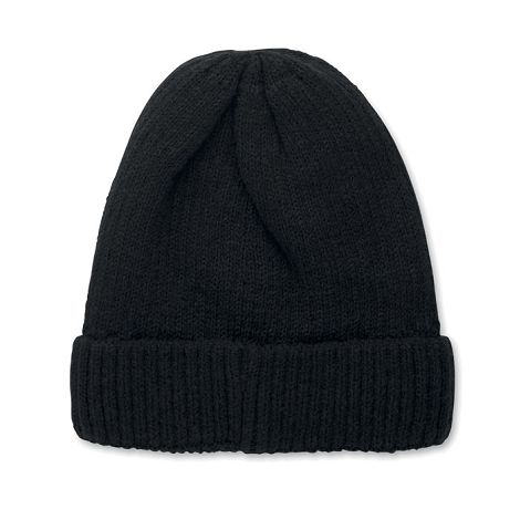  Bonnet tricoté avec revers