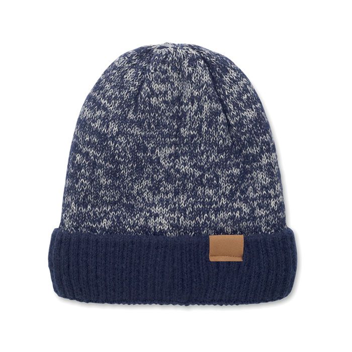  Bonnet tricoté avec revers