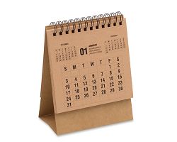 Calendrier de bureau de 4 ans