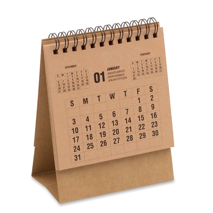  Calendrier de bureau de 4 ans