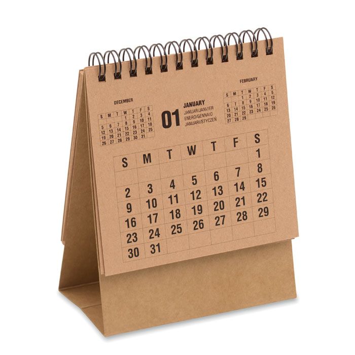 Calendrier de bureau de 4 ans