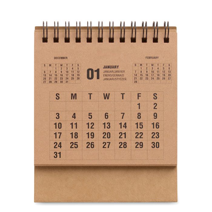  Calendrier de bureau de 4 ans