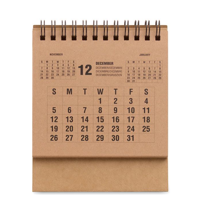  Calendrier de bureau de 4 ans