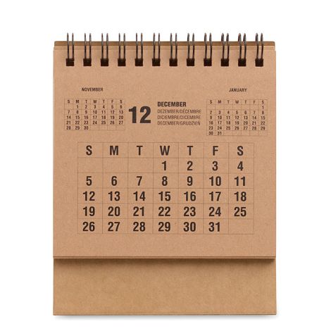  Calendrier de bureau de 4 ans