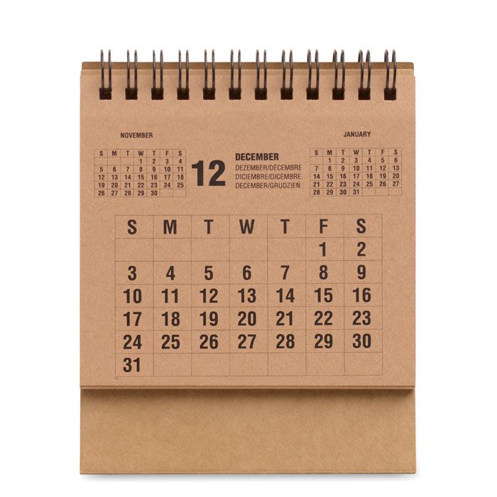  Calendrier de bureau de 4 ans