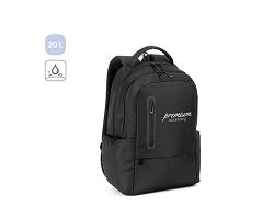 Sac à dos pour ordinateur portable (17") en nylon 150D avec 2 com