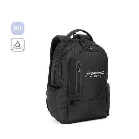  Sac à dos pour ordinateur portable (17") en nylon 150D avec 2 com