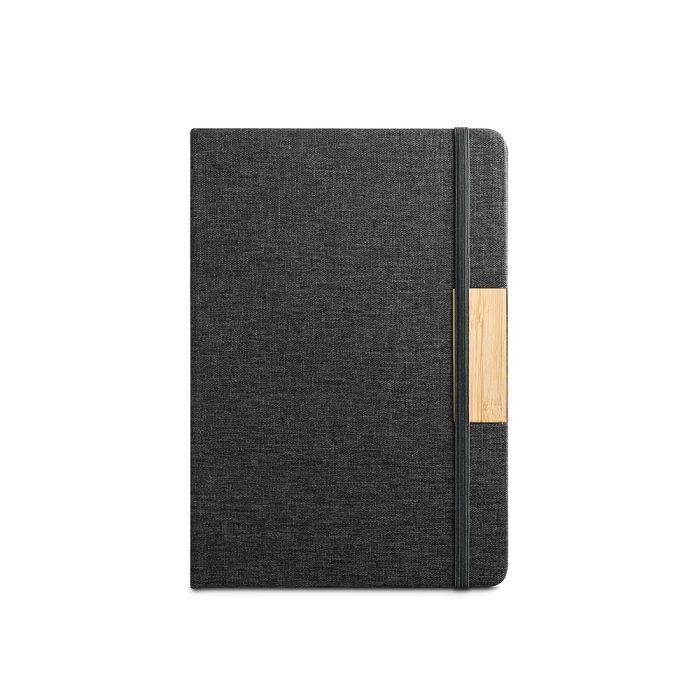  Cahier A5 à couverture rigide fabriquée à partir de tissu PET 100