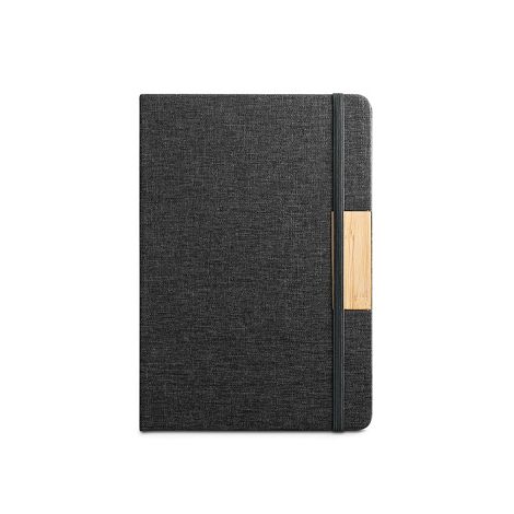  Cahier A5 à couverture rigide fabriquée à partir de tissu PET 100
