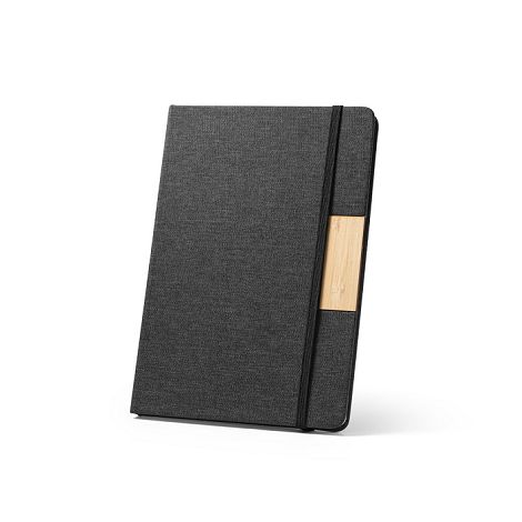  Cahier A5 à couverture rigide fabriquée à partir de tissu PET 100