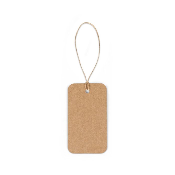  Étiquette rectangulaire fabriquée à partir de papier 100% recyclé