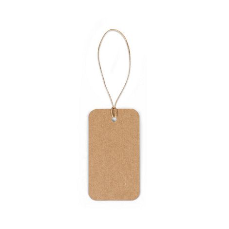  Étiquette rectangulaire fabriquée à partir de papier 100% recyclé