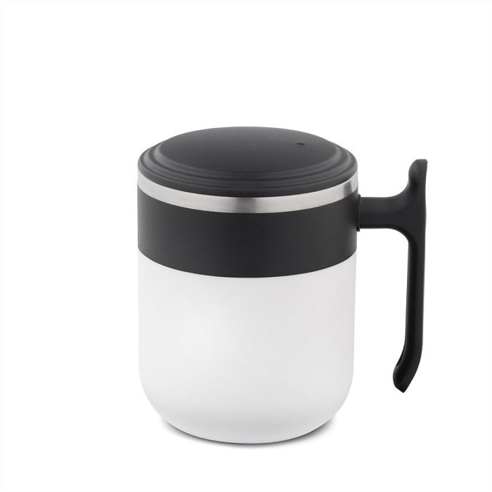  Mug de voyage avec paroi intérieure en acier inoxydable et finiti