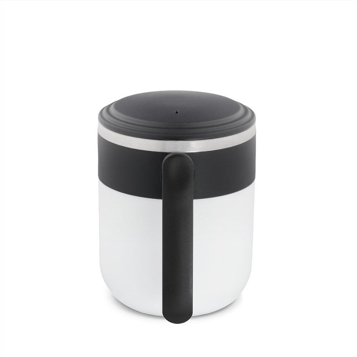  Mug de voyage avec paroi intérieure en acier inoxydable et finiti