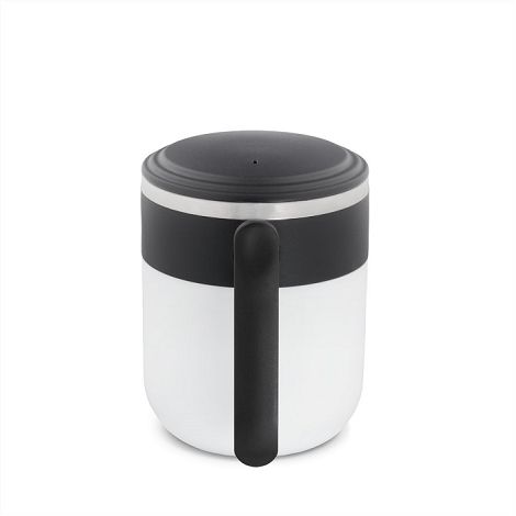  Mug de voyage avec paroi intérieure en acier inoxydable et finiti