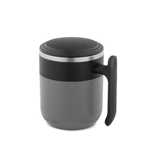  Mug de voyage avec paroi intérieure en acier inoxydable et finiti
