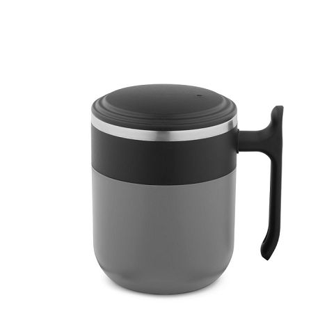  Mug de voyage avec paroi intérieure en acier inoxydable et finiti