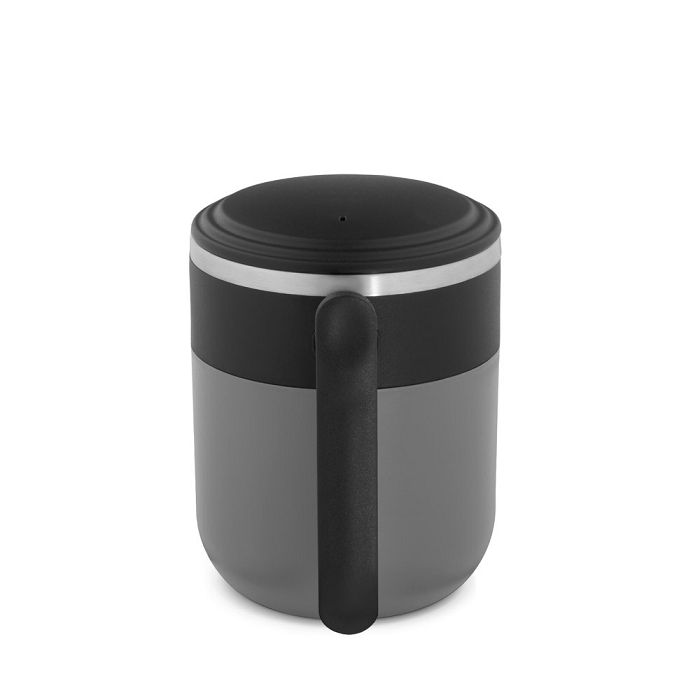  Mug de voyage avec paroi intérieure en acier inoxydable et finiti