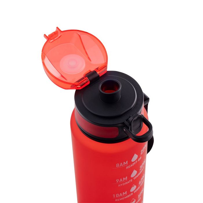  Bouteille en PET recyclé (100 % rPET), ornée de citations motivan