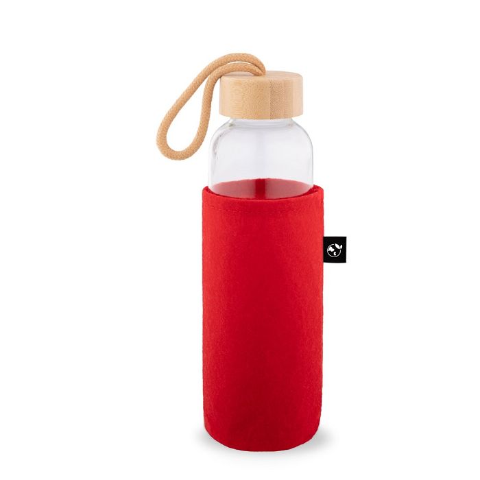  Housse en feutre recyclé (xxx % recyclé), idéale pour les bouteil