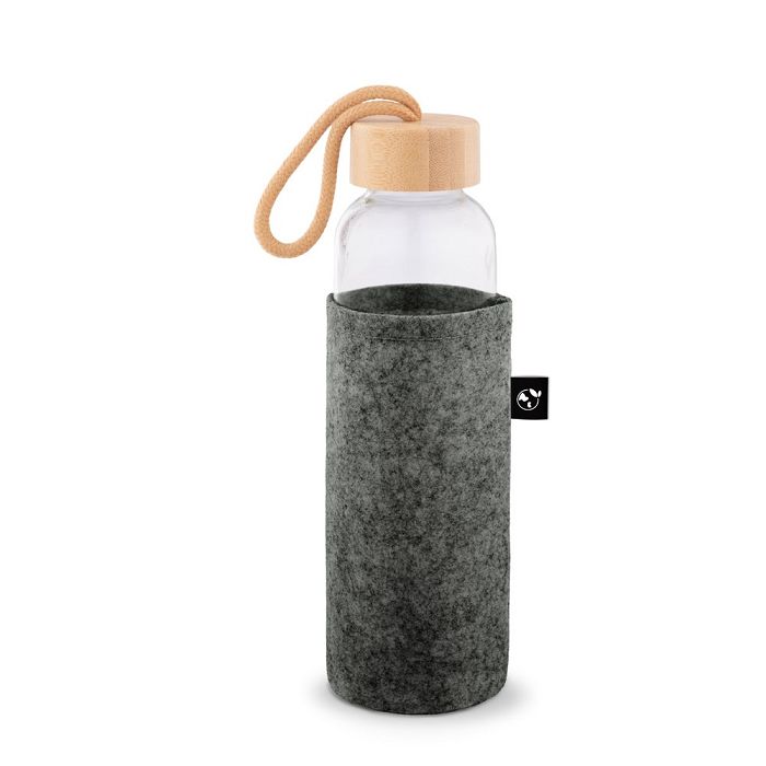  Housse en feutre recyclé (xxx % recyclé), idéale pour les bouteil