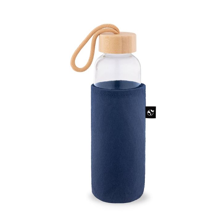  Housse en feutre recyclé (xxx % recyclé), idéale pour les bouteil