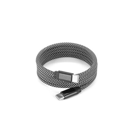  Câble USB-C vers USB-C avec gaine tressée en polyester (60 W) et 