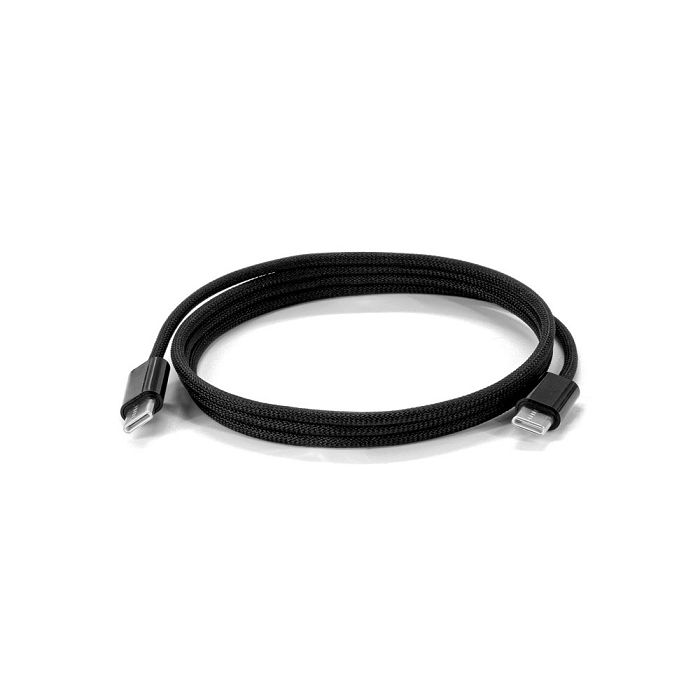 Câble USB-C vers USB-C avec gaine tressée (60 W), fabriqué en ABS