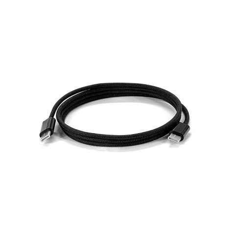  Câble USB-C vers USB-C avec gaine tressée (60 W), fabriqué en ABS