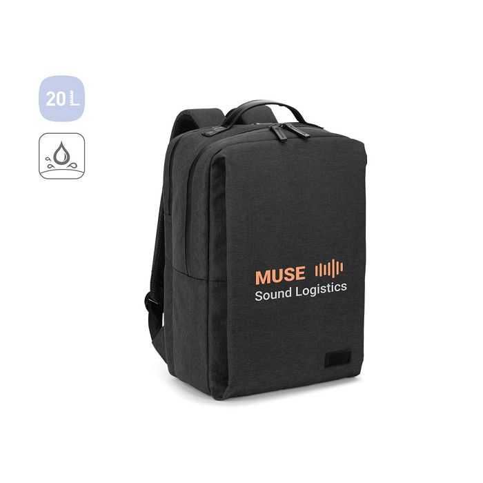 Sac à dos pour ordinateur portable (17 pouces) en polyester recyc